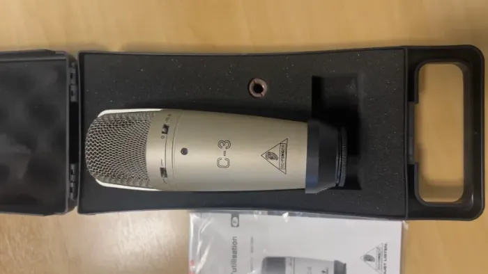 BEHRINGER C-3 ? MICROFONE CONDENSADOR PROFISSIONAL