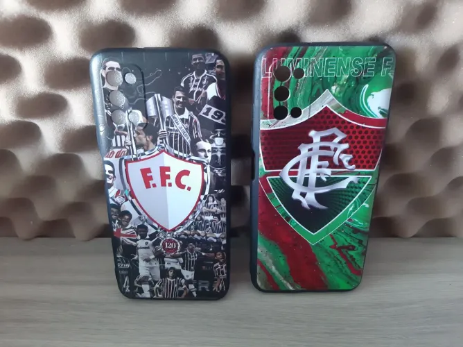 Kit 02 capas Fluminense Samsung a02s novas!