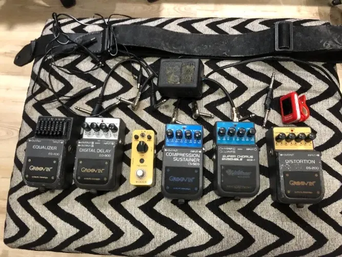 Set Pedais guitarra GROOVIN - PARCELO - ACEITO TROCA