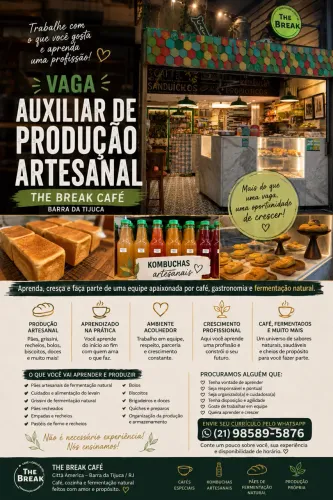 AUXILIAR DE PRODUÇÃO ARTESANAL