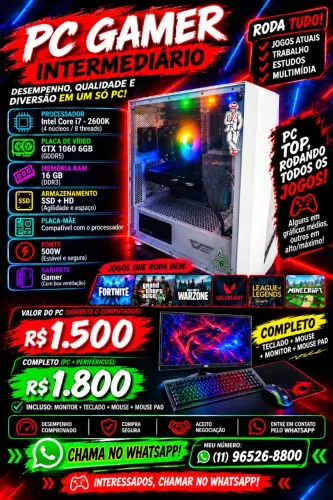 Pc GAMER intermediário