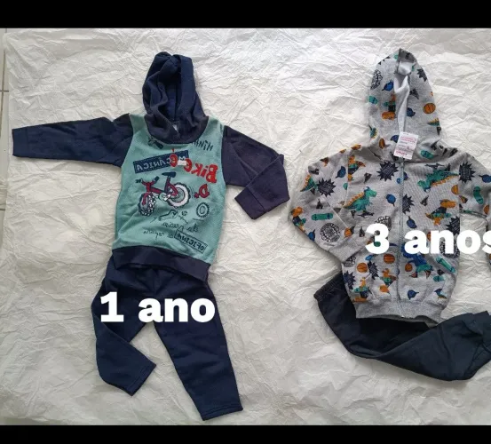 Conjunto moletom peluciado ( loja)
