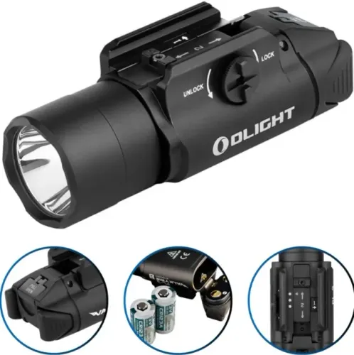 Lanterna para trilho Olight 800 Lúmens 515 Metros_ mais forte da categoria