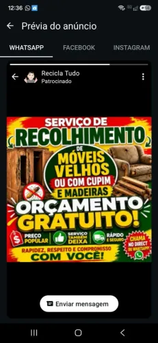 Móveis velhos, com cupim - coleta orçamento gratuito Wattsap *