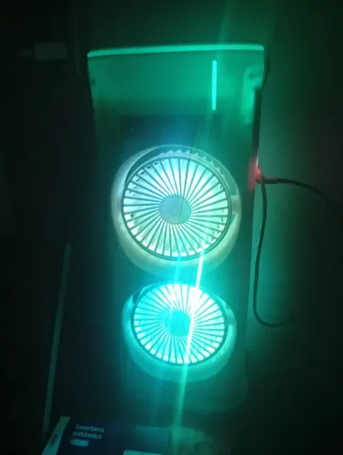 Climatizador de mesa ideal para quarto de criança e mesa de escritório
