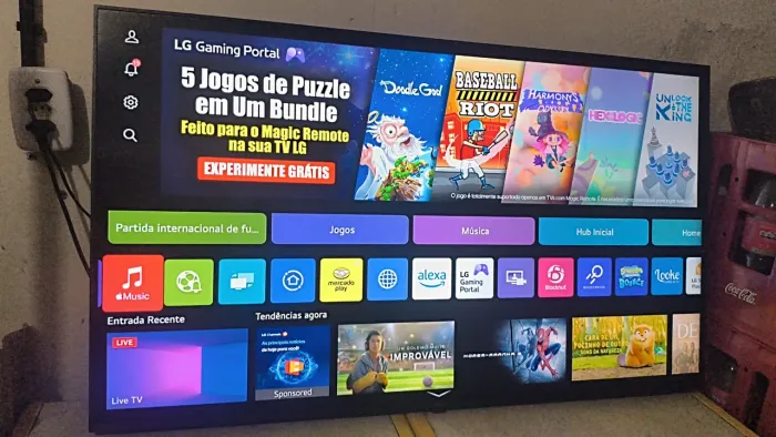 Tv Smart LG 50 Polegadas 4k Ultra HD Completa Nova no Plástico