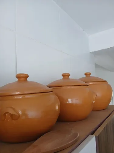 Conjunto de Panelas de Barro