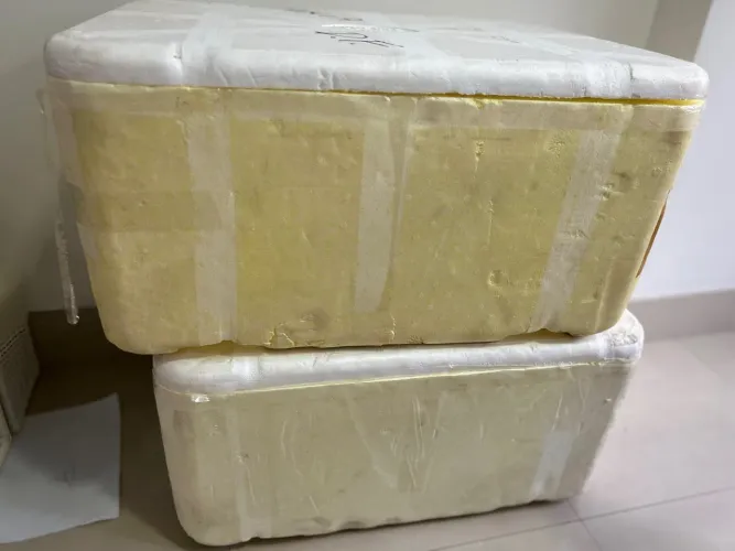 2 caixas isopor - 80 litros
