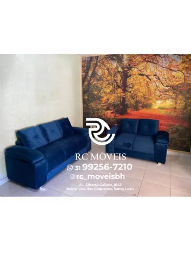 Sofá Sonata 2 e 3 Lugares com Braço Fofão - Conforto e Qualidade