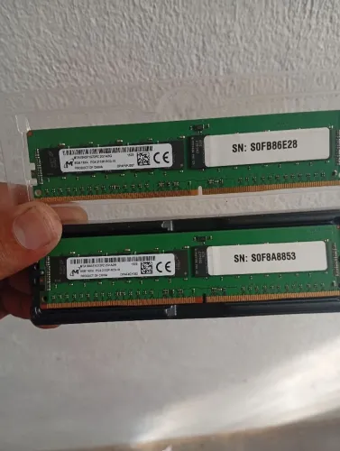 Memória ram ddr4 2x8-16 ECC 