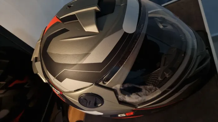 Capacete Fechado Pro Tork Evolution 788 G8 Evo Grafite - Laranja