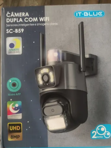 Câmera Dupla wi-fi 8mp. ItBlue