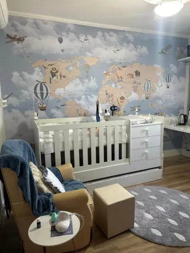 berço com cama 3 gavetas e cama embaixo