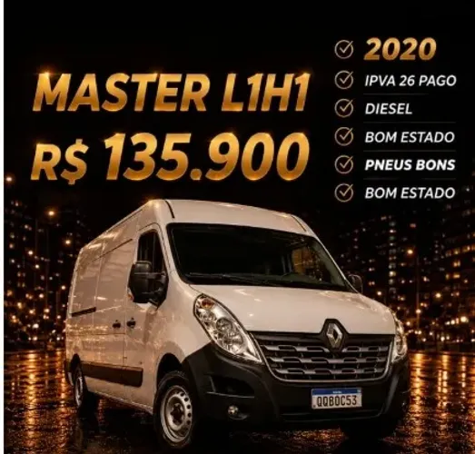 Renault Master 2.3 DCI Extra Furgão 16V Diesel 2020