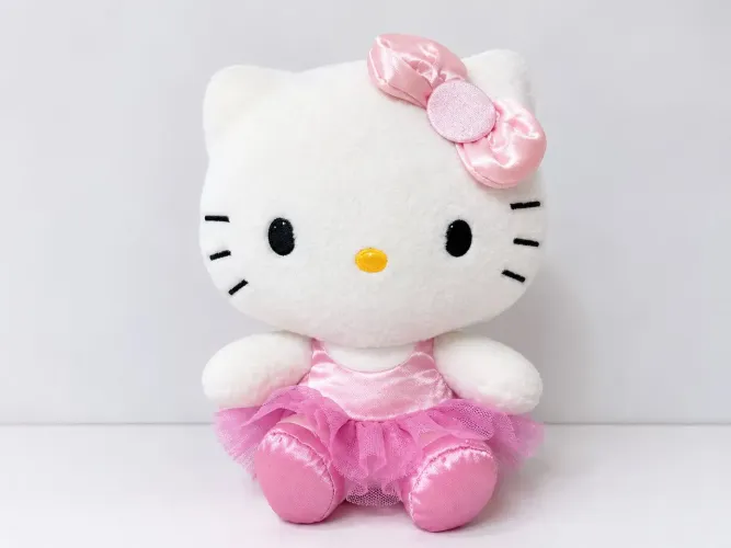 boneca de pelúcia hello kitty ty beanie babies original sanrio