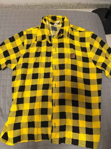 Camisa xadrez 10 anos