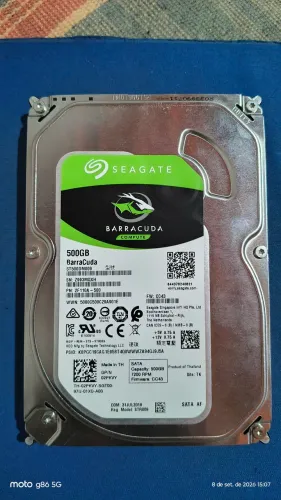 HD Seagate Barracuda Compute. 500GB novo tirado de uma máquina positivo Nova. Não 2 mês