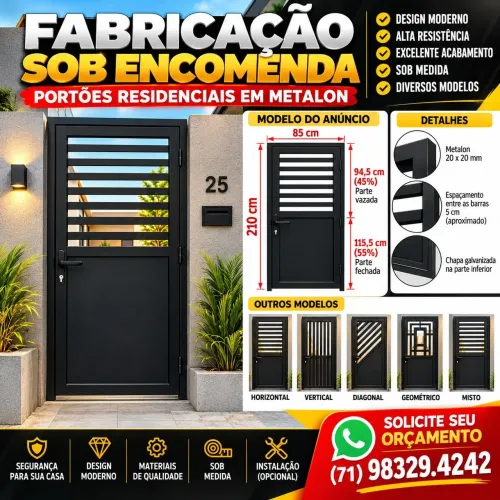 Promoção porta e janela - Fábrica 