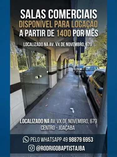 SALAS COMERCIAIS PARA LOCAÇÃO 
