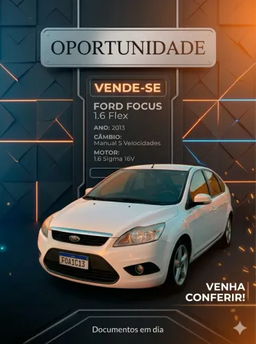 Ford Focus 1.6 S/se/se Plus Flex 8v/16v 5P 2013