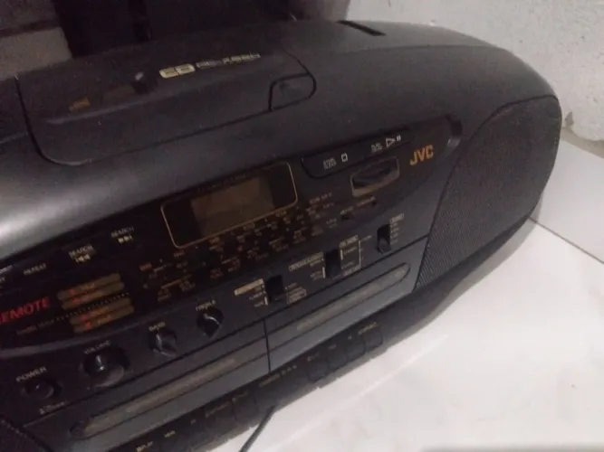 Radio gravador jvc