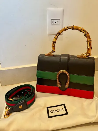 bolsa gucci dionysus bamboo original