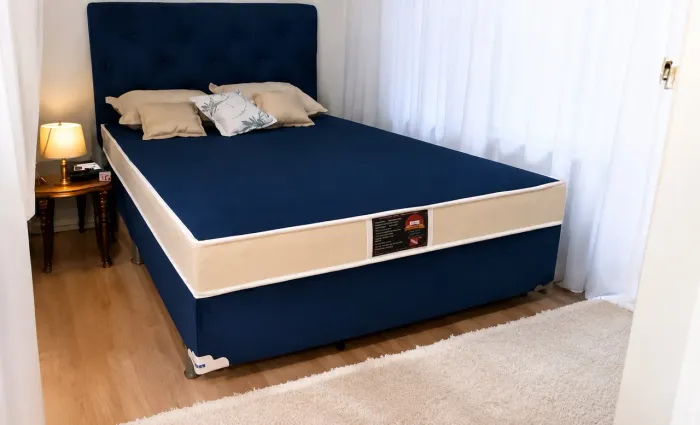 CAMA BOX DE CASAL + ENTREGA GRÁTIS