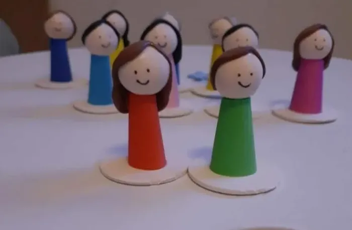 Boneco para constelação kit 35 peças 