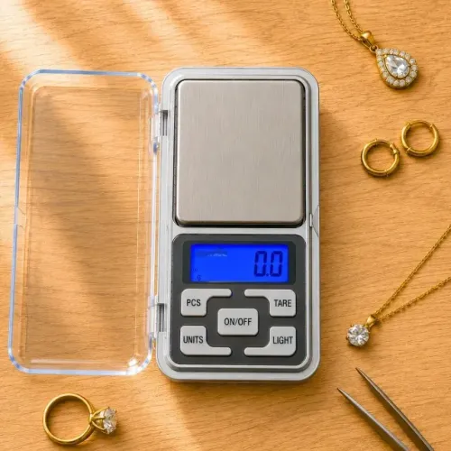 MINI BALANÇA DIGITAL DE PRECISÃO 500G - 0,1G