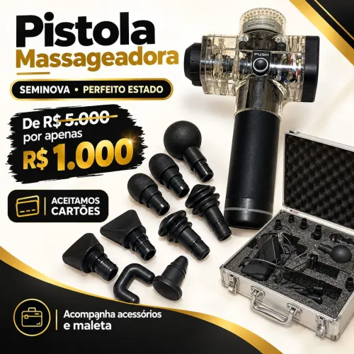 Pistola massageador