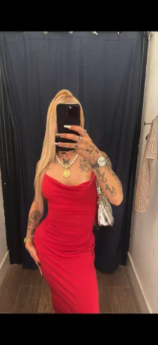 VESTIDO VERMELHO TAM P