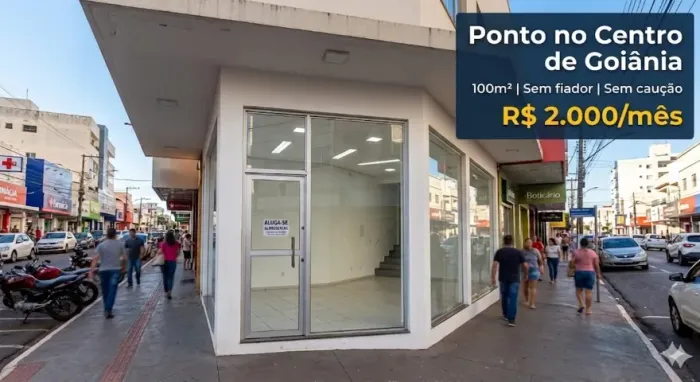 Alugo Ponto no Centro de Goiânia
