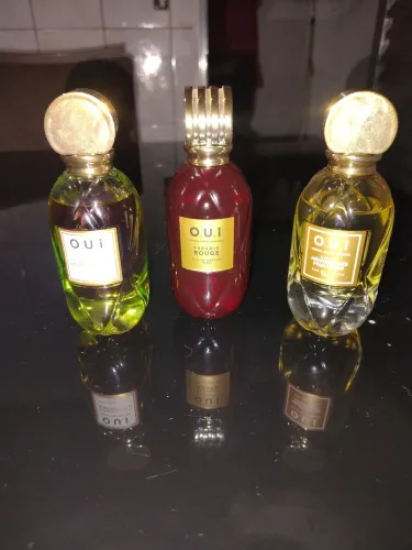 Combo três perfumes marca OUI o boticário, apenas experimentados