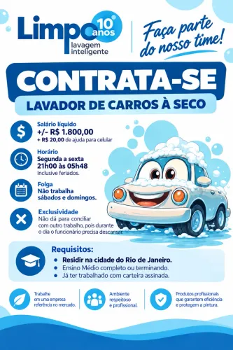 Lavador de Carros à seco