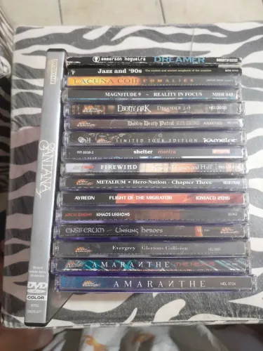 Lote - 60 cds arremate - rock, heavy metal, MPB, axé, pagode , samba