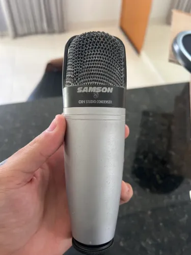 Microfone Samsom c01 studio conde ser