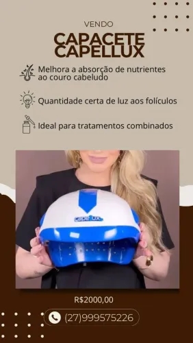 Capacete Led Terapia