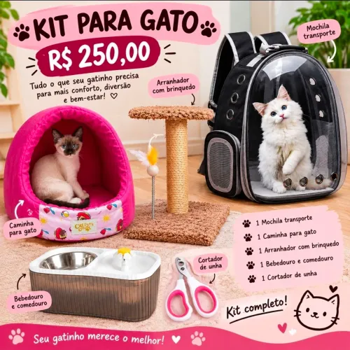 Kit para gato.