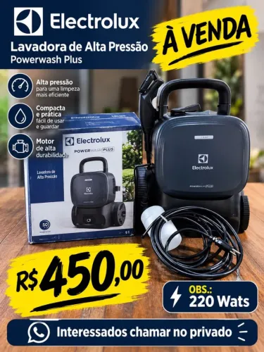 Lavadora de alta pressão eletrolux 1850 psi