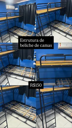 Estrutura de beliche de camas