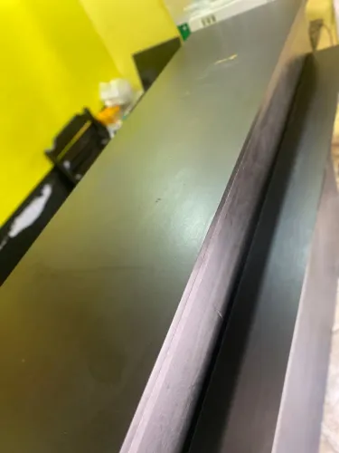 Balcão 120 x 110 com prateleiras e gavetas