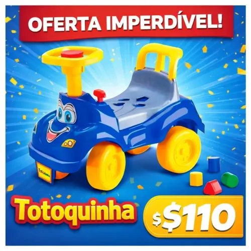 Totoquinha quadriciclo infantil