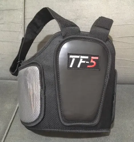 Protetor de Costela para Kart Targa TF-5 Preto - tamanho PPP - NOVO