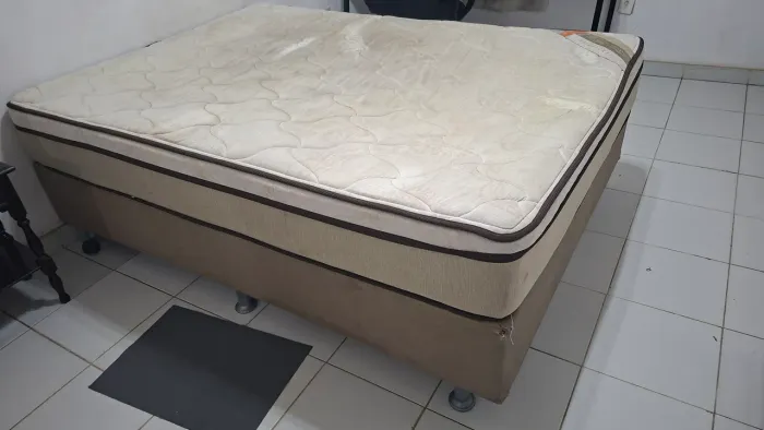 Cama Box Casal com Colchão Castor