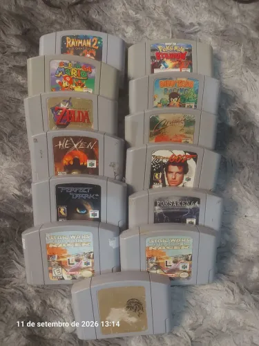 Jogos originais nintendo 64