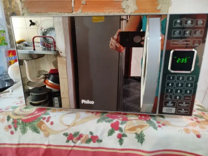 Microondas espelhado 25 litros