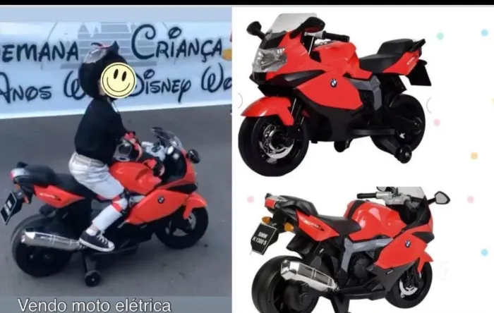 Moto infantil Elétrica BMW