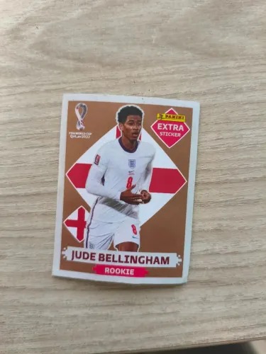 Figurinha Extra Sticker Panini Jude Bellingham Rookie Copa do Mundo