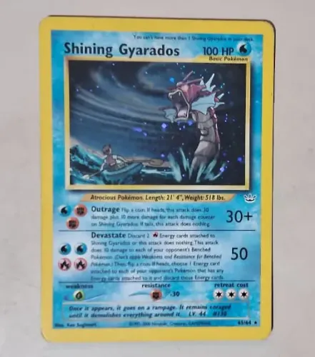 Shinning Gyarados - Gyarados Luminescente (Card Pokemon) 2000 | 65/64