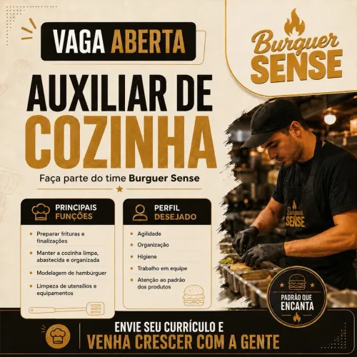 Auxiliar de cozinha